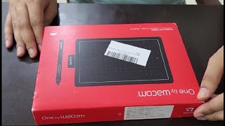 Wacom One Pen Tablet unboxing and review CTL472K0CX 6inch x 35inch [upl. by Sajet]