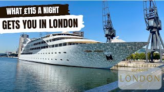 What £115 a night gets you in LONDON  The Sunborn Yacht Hotel Walkthrough and Cabin Tour June 2022 [upl. by Ahterahs]