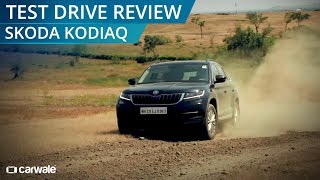 Skoda Kodiaq Launched  Test Drive amp Off Road Review  CarWale [upl. by Schreibman]