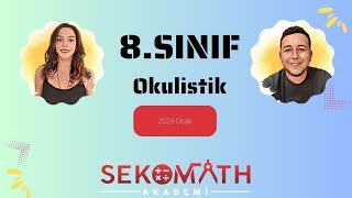 8SINIF OKULİSTİK MATEMATİK 3 DENEME ÇÖZÜMLERİ 2024 [upl. by Paulo]