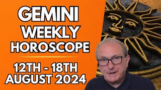 Gemini Horoscope  Weekly Astrology  12th to 18th August 2024 [upl. by Treborsemaj]