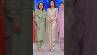 Good Morning Pakistan today Shows pic Actor Nida yasir show Dress Design jewellery highlights DRESS [upl. by Trudie]