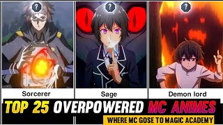 Top 10 Harem Anime where MC is Overpowered but Pretends to be Weak until Revealing His Power [upl. by Susan]