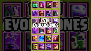 CUAL ES LA CARTA EVOLUCIONADA MAS FUERTE  1vs1  clashroyale [upl. by Raycher]