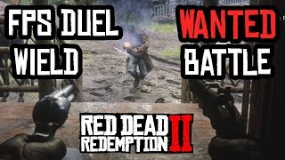 Red Dead Redemption 2  1ST PERSON MAX WANTED BATTLE IN STRAWBERRY [upl. by Nolyad336]