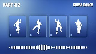 ADIVINA EL BAILE DE FORTNITE POR SU SONIDO  MÚSICA 2  FORTNITE CHALLENGE  tusadivi [upl. by Winstonn]