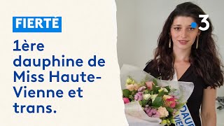 Fierté Lara 1ère dauphine et femme transgenre en HauteVienne [upl. by Horick282]