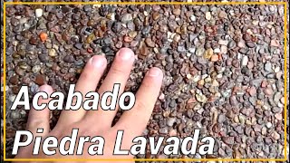 PIEDRA LAVADA COMO SE HACE  EXPOSED AGGREGATE CONCRETE [upl. by Nwahsar845]