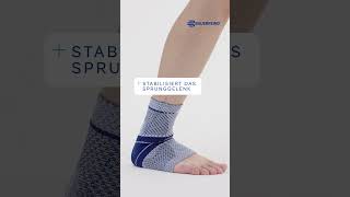 Erfahre wie die Sprunggelenkbandage MalleoTrain® bei Sprunggelenkschmerzen unterstützt [upl. by Ladonna221]