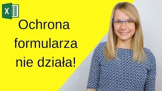 Excel Pole opcji nie działa w chronionym arkuszu [upl. by Atiner]