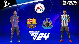 FIFA 23  Barcelona vs Newcastle United Ft Messi Gündoğan  Full Match  xbox x ™ Gameplay 4K60 [upl. by Kursh]