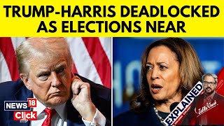 2024 US Election Showdown Trump And Harris NeckAndNeck As Early Voting Kicks Off  N18G [upl. by Pebrook]