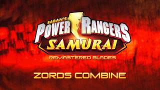 Power Rangers Samurai Remastered Music  07 Zords Combine [upl. by Eittam708]