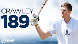 One of The GREAT Ashes Hundreds  Zak Crawley Smashes 189 off 182 Balls  England v Australia [upl. by Tessil724]