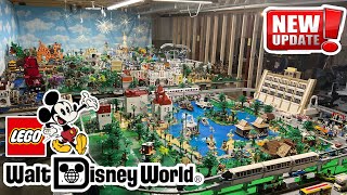 LEGO WALT DISNEY WORLD  BUILDING CONTINUES [upl. by Fridell641]