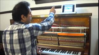 Piano Tuning Easy steps to tune your piano part 2 Tunelab [upl. by Matazzoni]