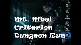 FF7 Ever Crisis Mt Nibel Criterion Dungeon runs [upl. by Tybi]