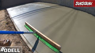 How to Pour a Massive Concrete Backyard Patio [upl. by Kwapong]