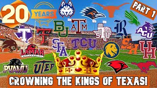 I gave EVERY D1 Team in Texas 20 Years to see who would be the BEST in College Football 25  Part 1 [upl. by Gretchen]