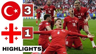 Turkiye vs Georgia 31 HIGHLIGHTS UEFA Euro 2024  ARDA GULER GOAL [upl. by Sausa266]