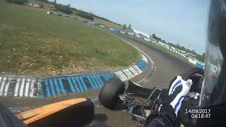 Karting kz  Circuit de la vallée Pusey  310824  Run 5 [upl. by Lemuela]