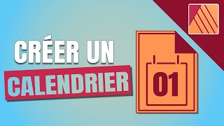 TUTO Affinity Publisher  ✨ Comment Créer un calendrier pour la nouvelle année  ✨ [upl. by Notsirhc432]