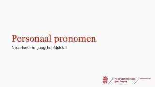 H1  personaal pronomen [upl. by Breech472]