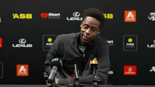 ASB Classic 2024 Gael Monfils post R1 match press conference [upl. by Eladnyl955]