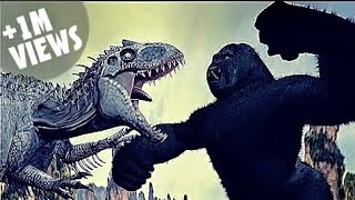 TRex vs Spinosaurus vs Indominus Rex HD [upl. by Yboc]