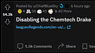 Riot is removing Chemtech Drake [upl. by Nogras]