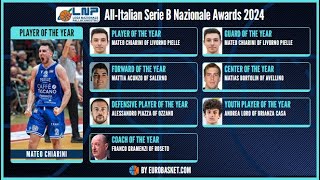 Eurobasketcom AllItalian Serie B Nazionale Awards 2024 [upl. by Aelrac]