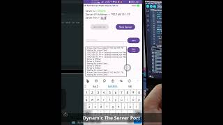 Android  ESP32  Socket Programming TCP Server Multi Clients  Dynamic Server Port [upl. by Eramal]