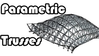 Learn revit in 5 Minutes  Parametric truss system [upl. by Kcam]