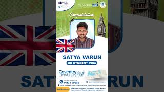 Exciting New Beginnings for Satya Varun in the UK  Study Abroad Journey [upl. by Nevur]