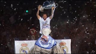 El Real Madrid celebra la decimocuarta Champions League en Cibeles con su afición [upl. by Mumford]