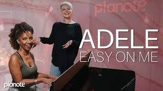 How To Play quotEasy On Mequot by Adele 🎹 Beginner Piano Lesson  Chords [upl. by Atinat]