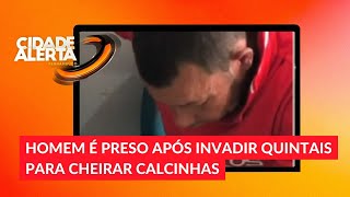 Homem é preso após invadir quintais para cheirar calcinhas [upl. by Belanger588]