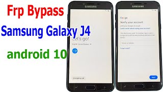 FRP Bypass Google Account Lock Samsung Galaxy J4 with free tool [upl. by Elbas]