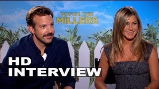 Were The Millers Jennifer Aniston and Jason Sudeikis Official Junket Interview 08072013 [upl. by Ashely]