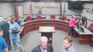 DeRidder City Council Live Stream [upl. by Drapehs586]