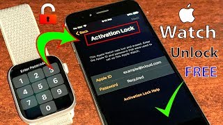 Remove an Unlock Apple Watch Series Ultra9876543 ✅Activation Lock iCloud all watchOS [upl. by Esiuole690]