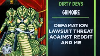 Dirty Devs Grimoire Developer Threatens Defamation Lawsuit [upl. by Perdita512]