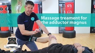 Massage treatment for the adductor magnus [upl. by Elacsap576]