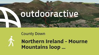 Interactive 3D video Northern Ireland  Mourne Mountains loop from Newcastle [upl. by Aldo]