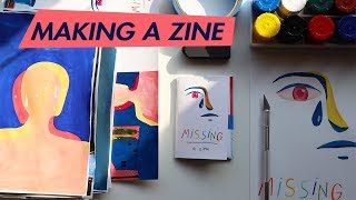 Making a Zine My Complete Process [upl. by Li437]