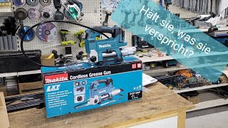 Makita 18V AkkuFettpresse DGP180Z Produktvorstellung [upl. by Llerrot]