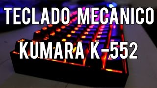 Teclado Mecánico  Redragon Kumara K552  Unboxing Review amp SoundTest [upl. by Ferren33]