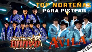 Conjunto Bravo De Marcelo Vega Vs Los Avila Mix Éxitos 2024 🎶🎶💃 Top Norteñas Viejitas Para Pistear [upl. by Mindi]