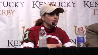 Kentucky Oaks 2014 Rosie Napravnik Press Conference [upl. by Tadeo]