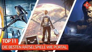 Top 11  Die besten Rätselspiele wie Portal  TOP 10 [upl. by Llatsyrc665]